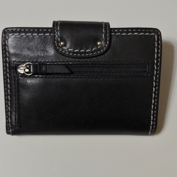 Coach wallet. Black with nickel hardware. Great condition! - Picture 3 of 7